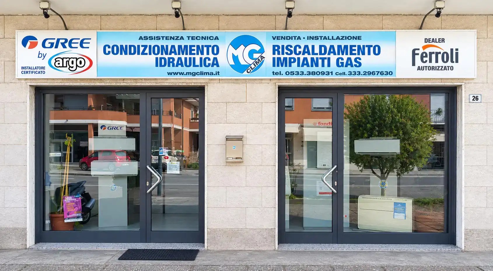 La sede di MG Clima